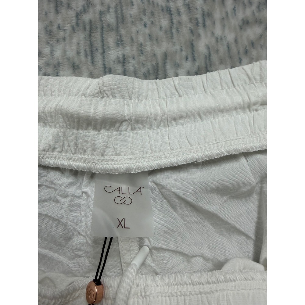 CALIA by Carrie Underwood Womens XL Pure White Swim Tie Front‎ Short Coverup NWT - Picture 5 of 5